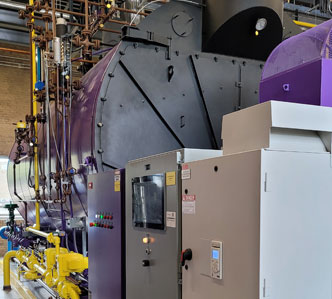 purple boiler machinery